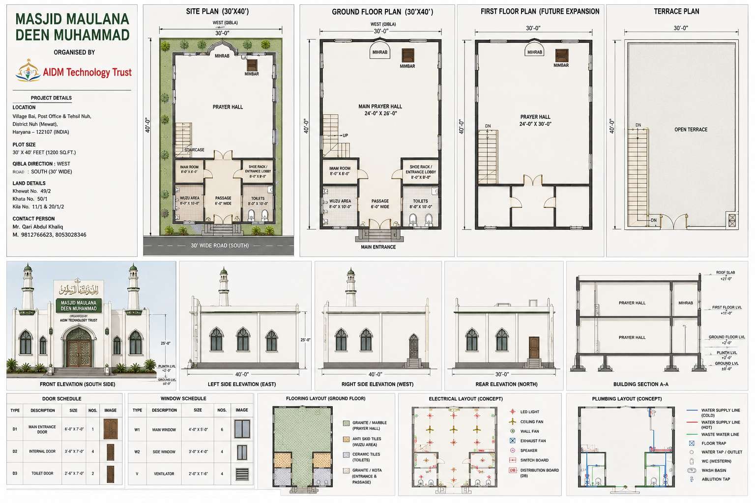 Electrical/Plumbing Plans